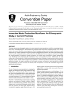 Immersive Music Production Workflows: An Ethnographic Study of Current Practices