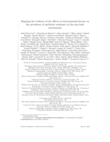 Mapping the evidence of the effects of environmental factors on the prevalence of antibiotic resistance in the non-built environment
