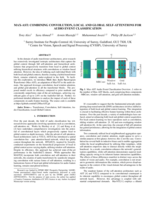 Max-AST: Combining Convolution, Local and Global Self-Attentions for Audio Event Classification