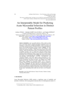 An Interpretable Model for Predicting Acute Myocardial Infarction in Distinct Patient Profiles