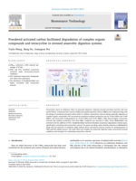 Powdered activated carbon facilitated degradation of complex organic compounds and tetracycline in stressed anaerobic digestion systems