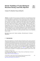 Kinetic Modelling of Typical Biological Reactions During Anaerobic Digestion