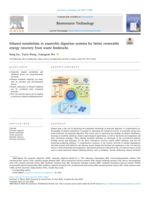 Ethanol metabolism in anaerobic digestion systems for better renewable energy recovery from waste feedstocks