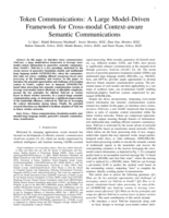 Token Communications: A Large Model-Driven Framework for Cross-modal Context-aware Semantic Communications