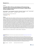 Synergistic effects of Al, Ga, and In doping on ZnO nanorod arrays grown via citrate-assisted hydrothermal technique for highly efficient and fast scintillator screens