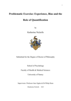 Problematic exercise: experience, bias and the role of quantification