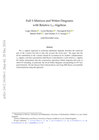Full S-matrices and Witten diagrams with relative L∞-algebras