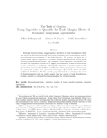 The Tails of Gravity: Using Expectiles to Quantify the Trade-Margins Effects of Economic Integration Agreements