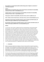 The transition to an impact-based weather-health alerting system in England: An evaluation of stakeholder perspectives