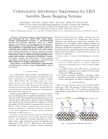 Collaborative Interference Suppression for LEO Satellite Beam Hopping Systems
