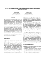 PLOT-TAL: Prompt-Learning with Optimal Transport for Few-Shot Temporal Action Localization
