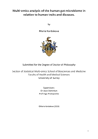Multi-omics analysis of the human gut microbiome in relation to human traits and diseases