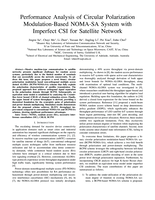 Performance Analysis of Circular Polarization Modulation-Based NOMA-SA System with Imperfect CSI for Satellite Network