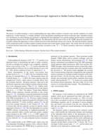Quantum dynamical microscopic approach to stellar carbon burning