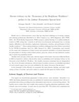 Recent evidence on the “Economics of the Healthcare Workforce”: Preface to the Labour Economics Special Issue