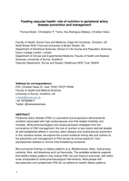 Feeding vascular health: role of nutrition in peripheral artery disease prevention and management