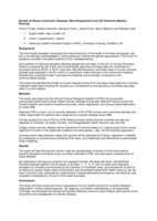 WOHC abstract ID#1862: Burden of illness of zoonotic diseases: New perspectives from UK electronic health records