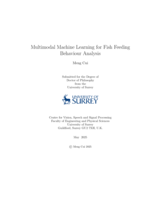 Multimodal Machine Learning for Fish Feeding Behaviour Analysis