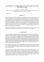 Echo Chamber: Uncovering the Public Views on Ultrasounds via Advanced Social Media Listening