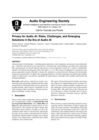 Privacy for Audio AI: Risks, Challenges, and Emerging Solutions in the Era of Audio AI