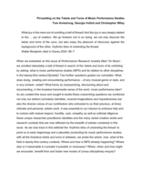 Pirouetting on the Twists and Turns of Music Performance Studies