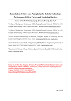 Remediation of micro- and nanoplastics by robotic technology: Performance, critical factors and marketing barriers