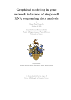 Graphical modeling in gene network inference of single-cell RNA sequencing data analysis