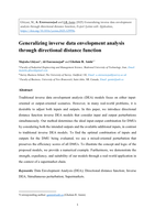 Generalizing inverse data envelopment analysis through directional distance function