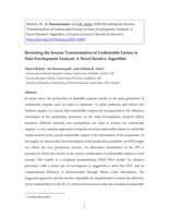 Revisiting the Inverse Transformation of Undesirable Factors in Data Envelopment Analysis: A Novel Iterative Algorithm