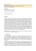 Video-Mediated Interpreting