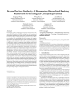Beyond Surface Similarity: A Riemannian Hierarchical Ranking Framework for Sociological Concept Equivalence