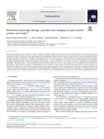 Blockchain technology through a paradox lens: Bridging the gap between promise and reality?