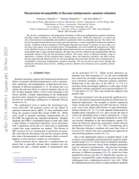 Measurement incompatibility in Bayesian multiparameter quantum estimation