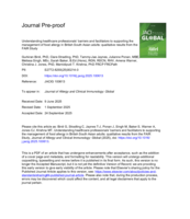 Understanding healthcare professionals’ barriers and facilitators to supporting the management of food allergy in British South Asian adults: qualitative results from the FAIR Study