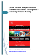 Special issue on analytical models and AI for sustainable development – Enhancing decision-making