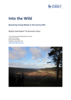 Into the Wild Restoring Young Minds in the Surrey Hills