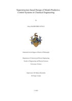 Superstructure-based Design of Model-Predictive Control Systems in Chemical Engineering