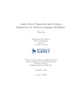 Audio Source Separation and Creation Empowered by Natural Language Intelligence