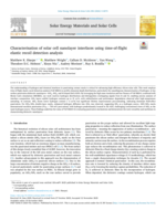 Characterisation of solar cell nanolayer interfaces using time-of-flight elastic recoil detection analysis