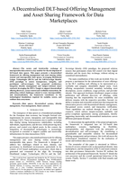 A Decentralised DLT-based Offering Management and Asset Sharing Framework for Data Marketplaces