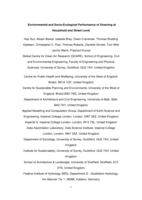 Environmental and Socio-Ecological Performance of Greening at Household and Street Level