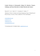 Catalytic Horizons in Rechargeable Lithium–CO2 Batteries: Progress, Challenges, and Future Directions in Cathode Materials and Catalysts