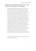 Supporting neurodivergent pupils in mainstream schools: A mixed methods survey of school staff in the United Kingdom