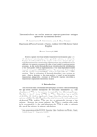 Thermal effects on stellar neutron capture reactions using a quantum dynamical model