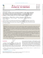 Association between serum 25-hydroxyvitamin D status and respiratory tract infections requiring hospital admission: unmatched case-control analysis of ethnic groups from the United Kingdom Biobank cohort