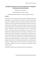 Bringing intuition back into scenario planning: An integration of literatures and practical guide