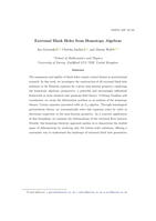Extremal Black Holes from Homotopy Algebras