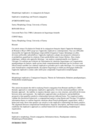 Morphologie implicative et conjugaison du français