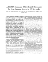 A NOMA-Enhanced Two-Step RACH Procedure for Low-Latency Access in 5G Networks