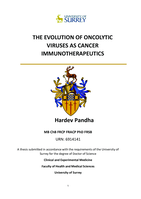 The evolution of oncolytic viruses as cancer immunotherapeutics